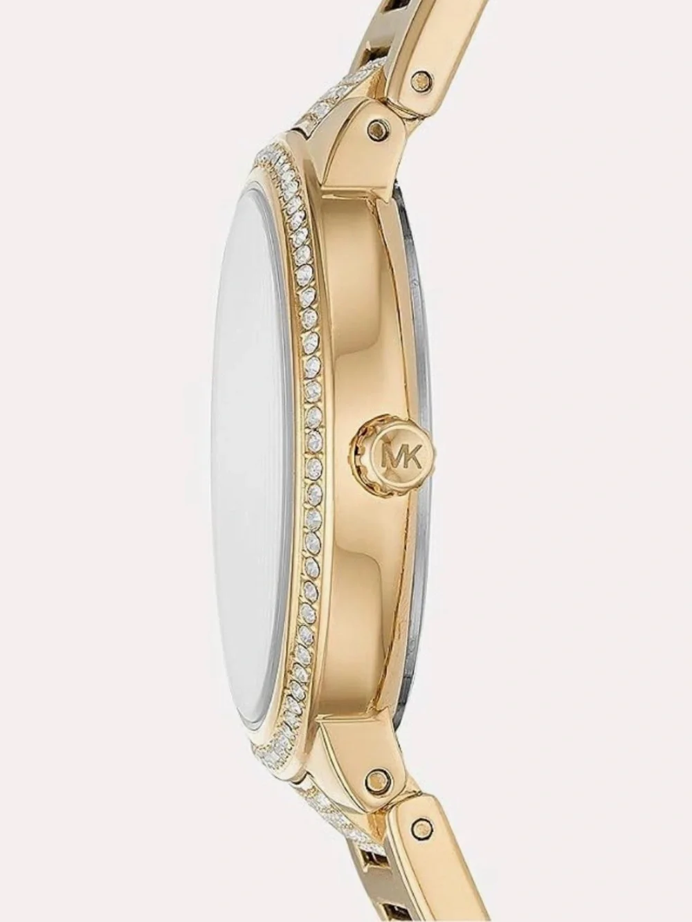 Michael Kors Gabbi MK3988 Gold Crystal Pavé Watch Gold Stainless Steel